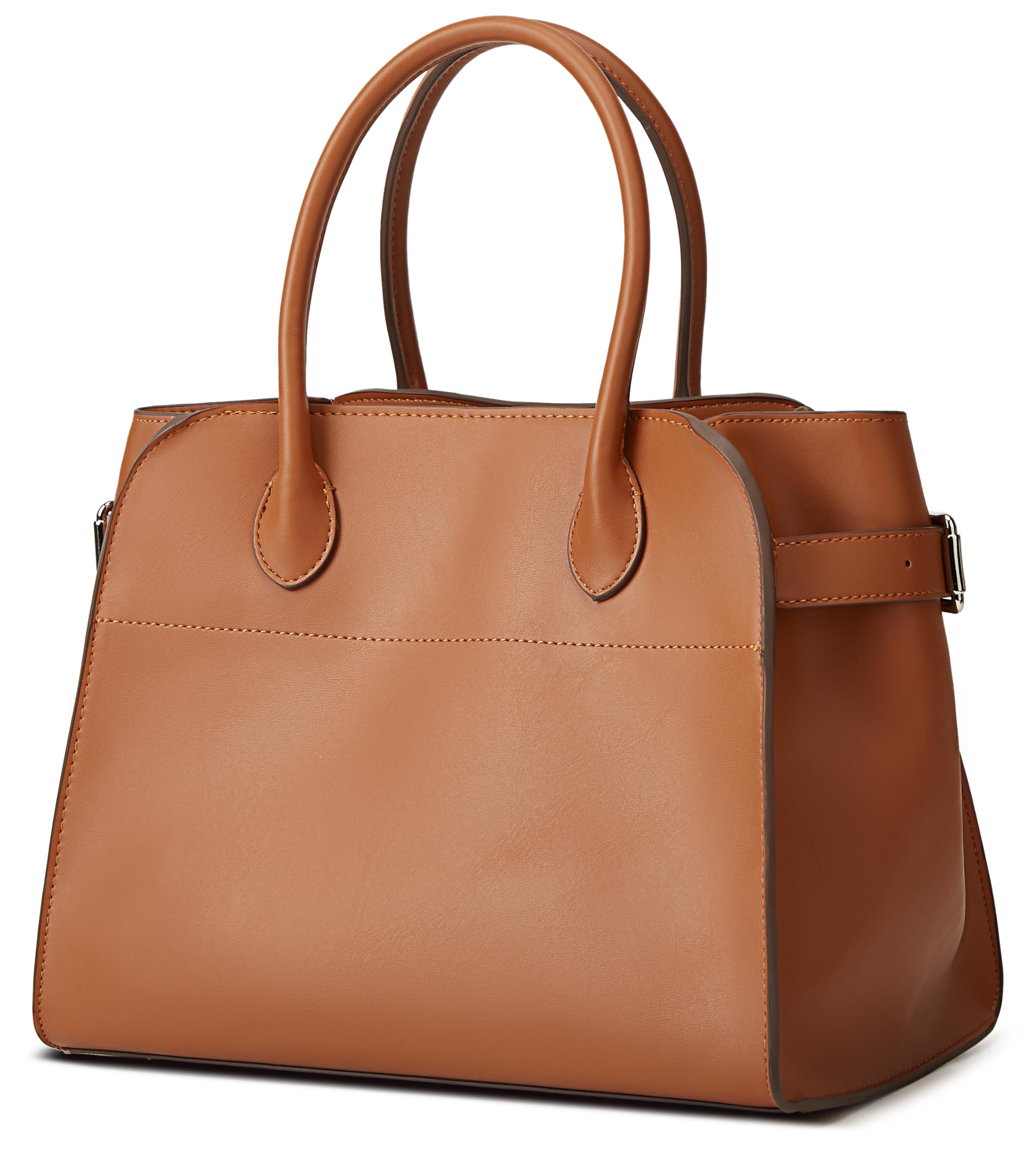 Bolso grande de piel vegana para mujer, retro, con asas superiores, de moda, para el trabajo, de piel sintética.