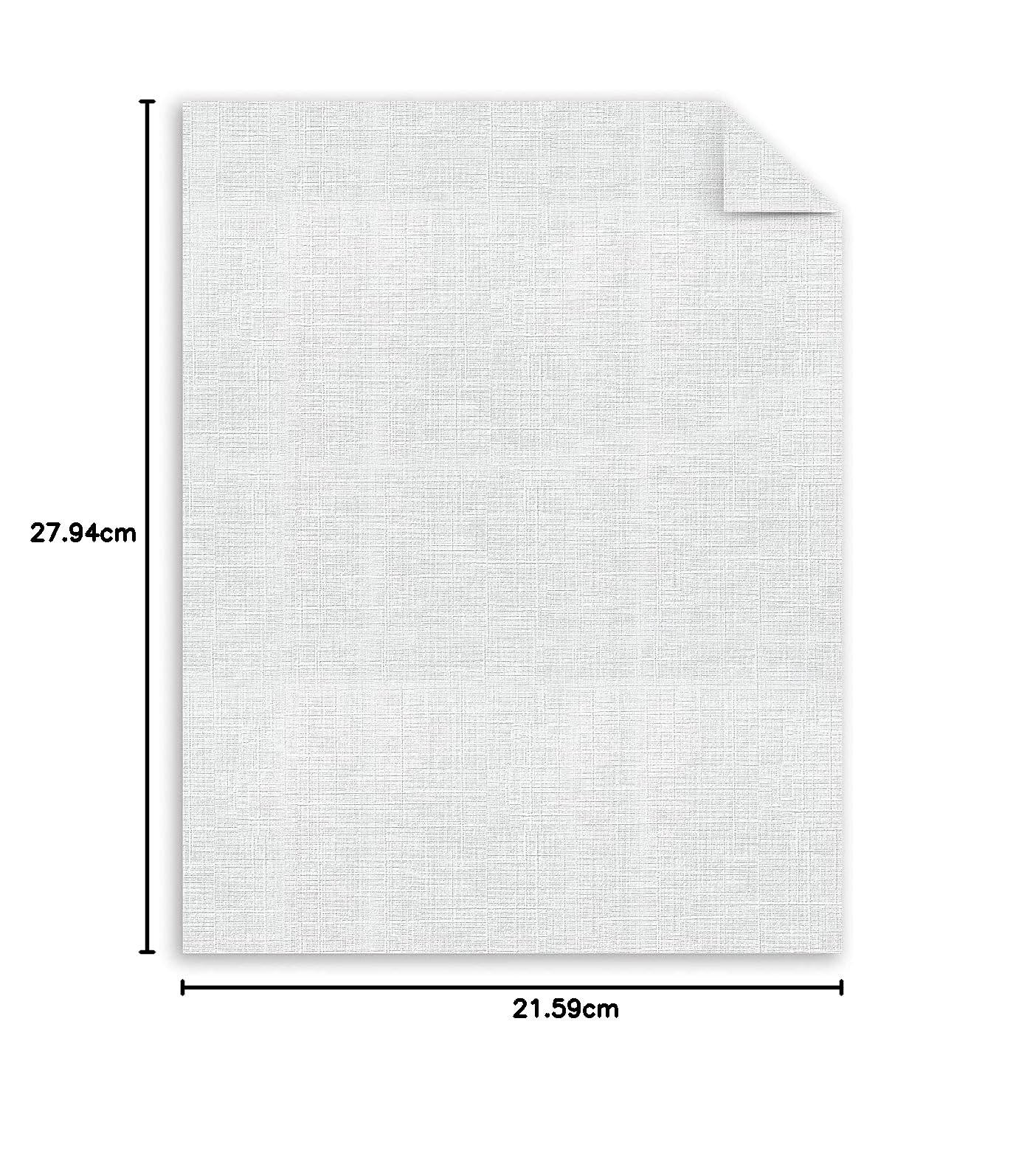 Southworth 25% Baumwolle, Business-Deckmaterial, 21,6 x 27,9 cm, 29,5 kg/176 g/m², Leinen-Finish, Weiß, 100 Blatt, Verpackung kann variieren (Z550CK)