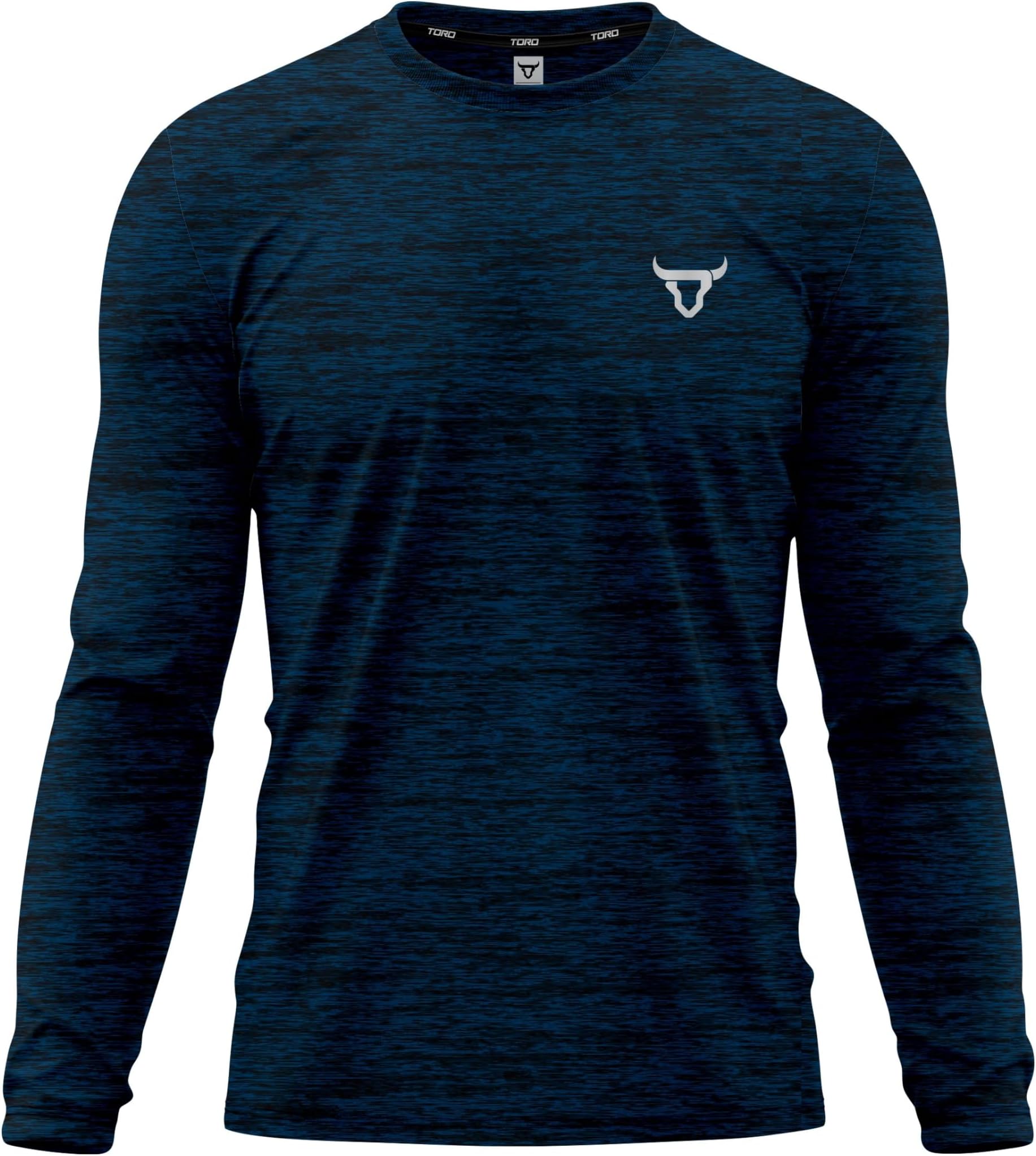 Mens T Shirt Quick Dry Light Weight Soft Moisture Wicking Active Plain Full Sleeve Athletic Shirts Workout Top S/2XL