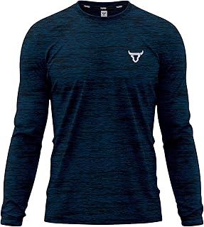 Camiseta para hombre, de secado rápido, ligera, suave, absorbe la humedad, activa, lisa, manga completa, camiseta atlética, camiseta de entrenamiento, talla S/2XL