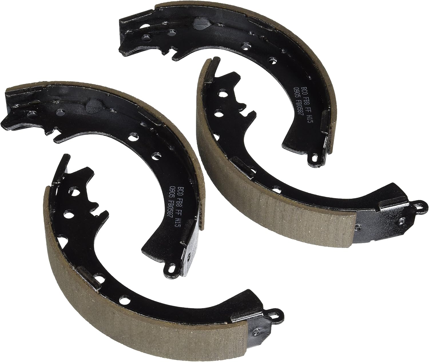 BOSCH BS587 Blue Drum Brake Shoe Set - Compatible With Select Toyota Camry, RAV4, Solara; REAR