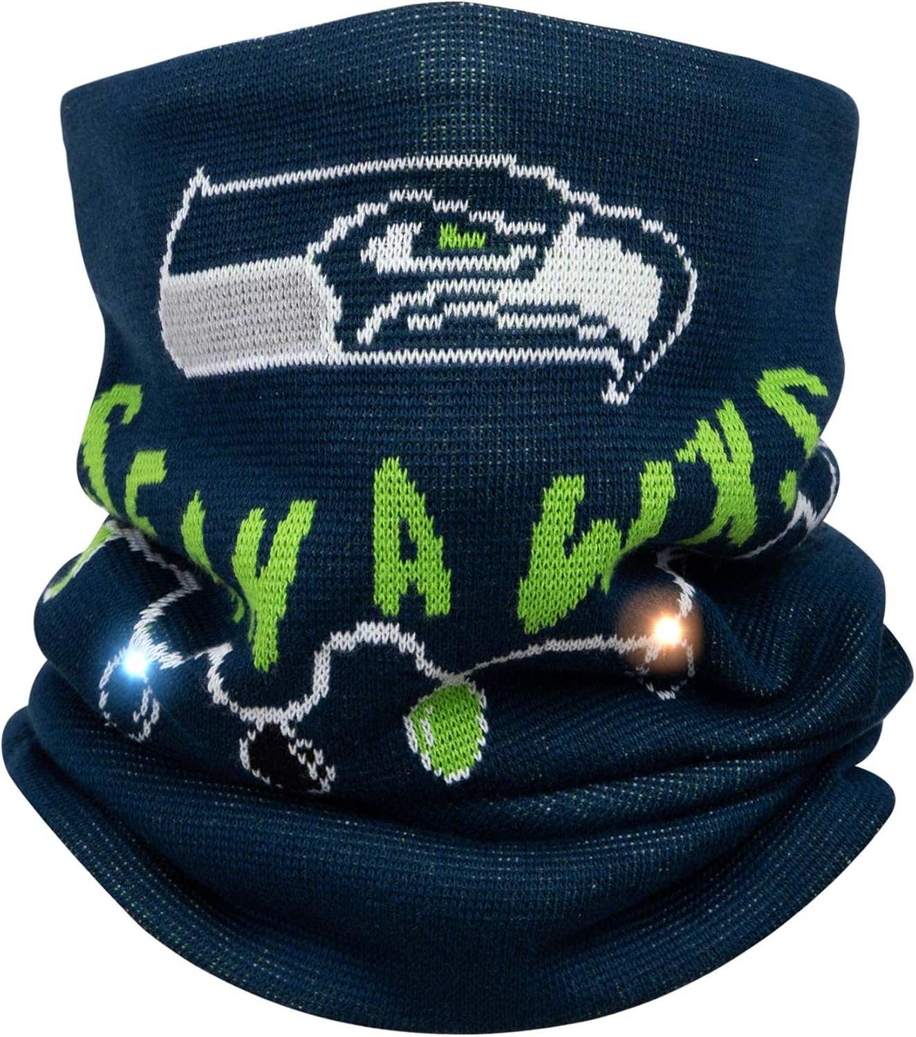 FOCO NFL unisex-adult Nfl Team Logo Neck Gaiter Multiuse