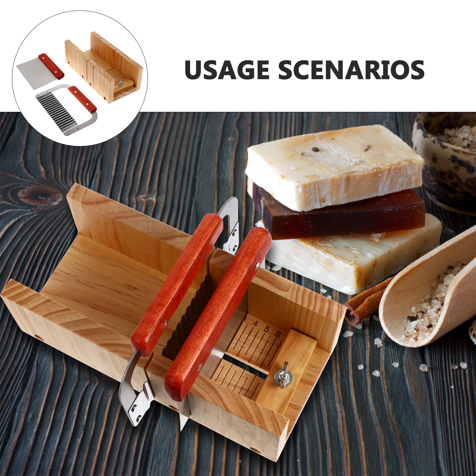 Cortador de Jabón de Madera para Manualidades, 1 Set Preciso