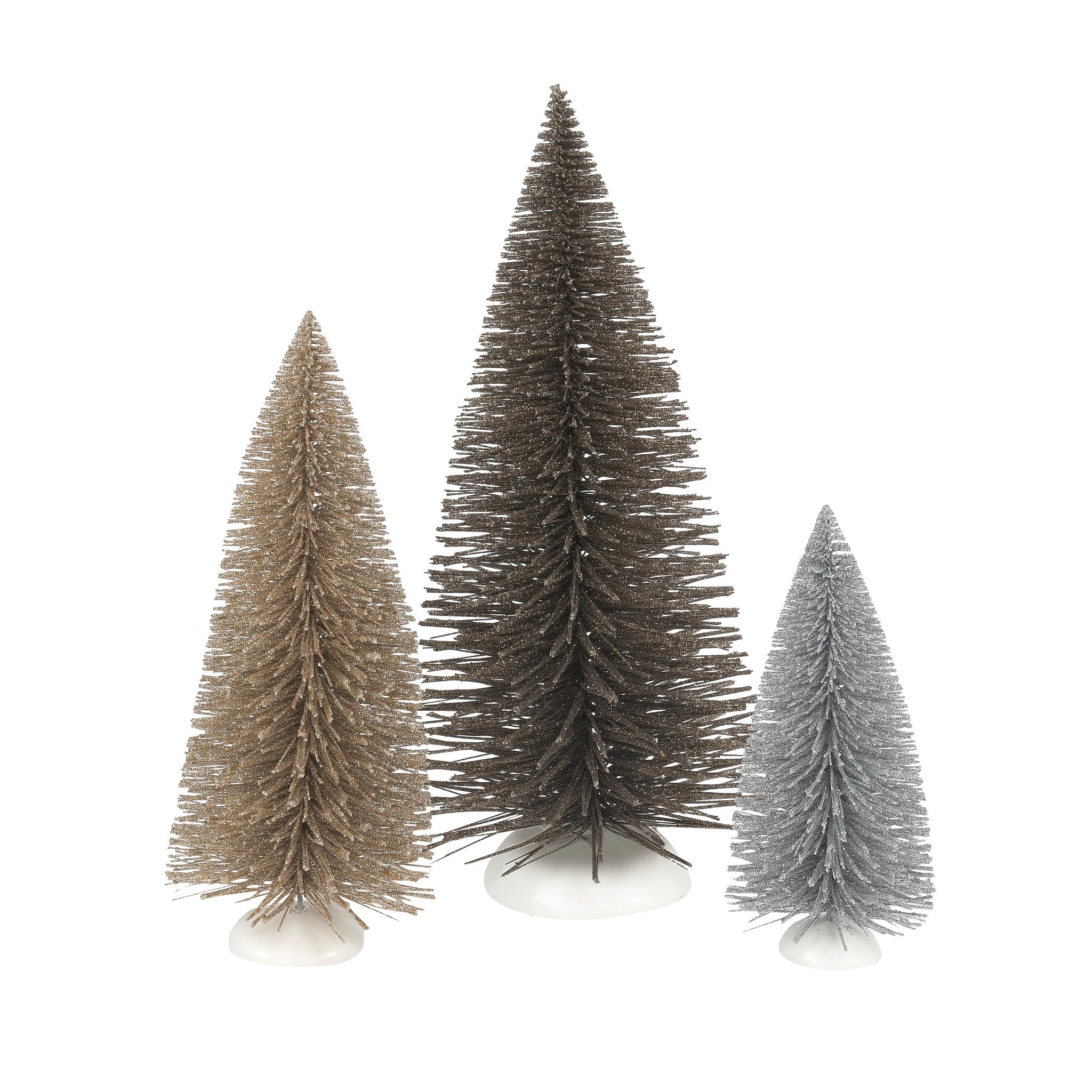 Figurines de sapin de Noël Department 56 de collection pour paysage d'hiver