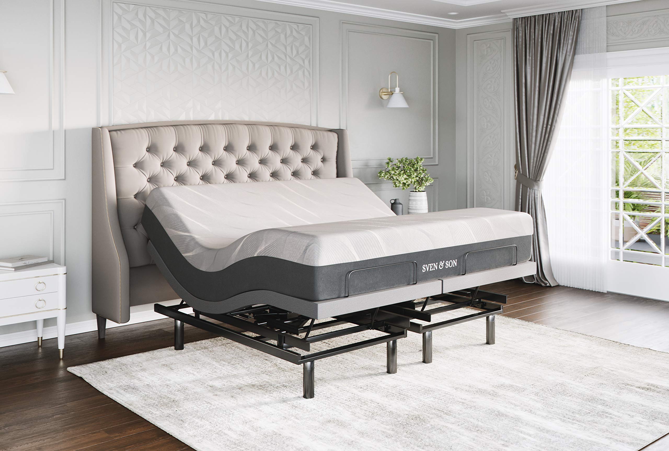 Buy Sven & Son Platinum Series Adjustable Bed Base + 14" Premium Memory