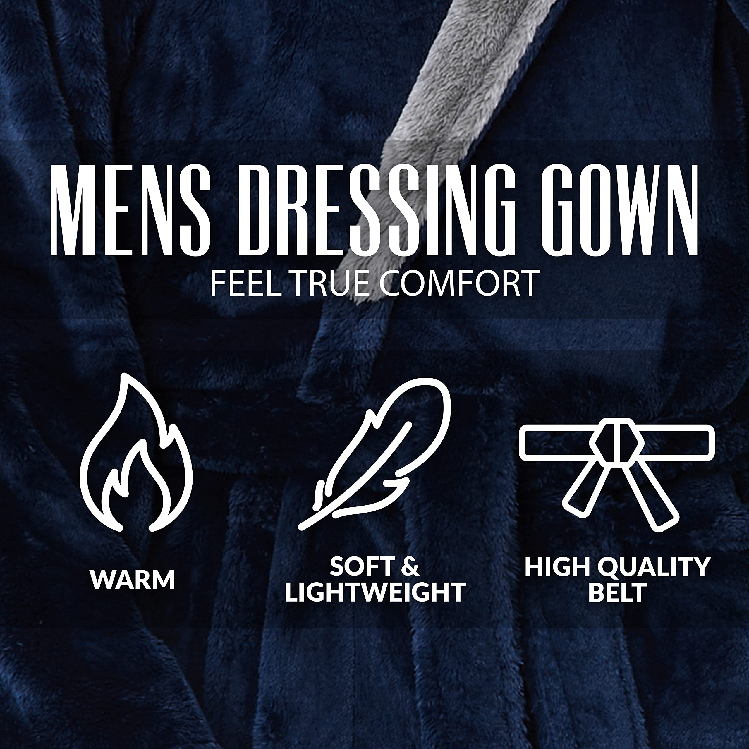 CityComfort Vestaglia Uomo Invernale, Vestaglia da Notte in Pile Morbida e Calda