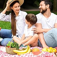Vista 3 de Cestas para niña de flores, cesta de ratán de huevo, cesta de flores tejida de Pascua con asas, cesta de picnic con asa, cesta de mimbre, cestas