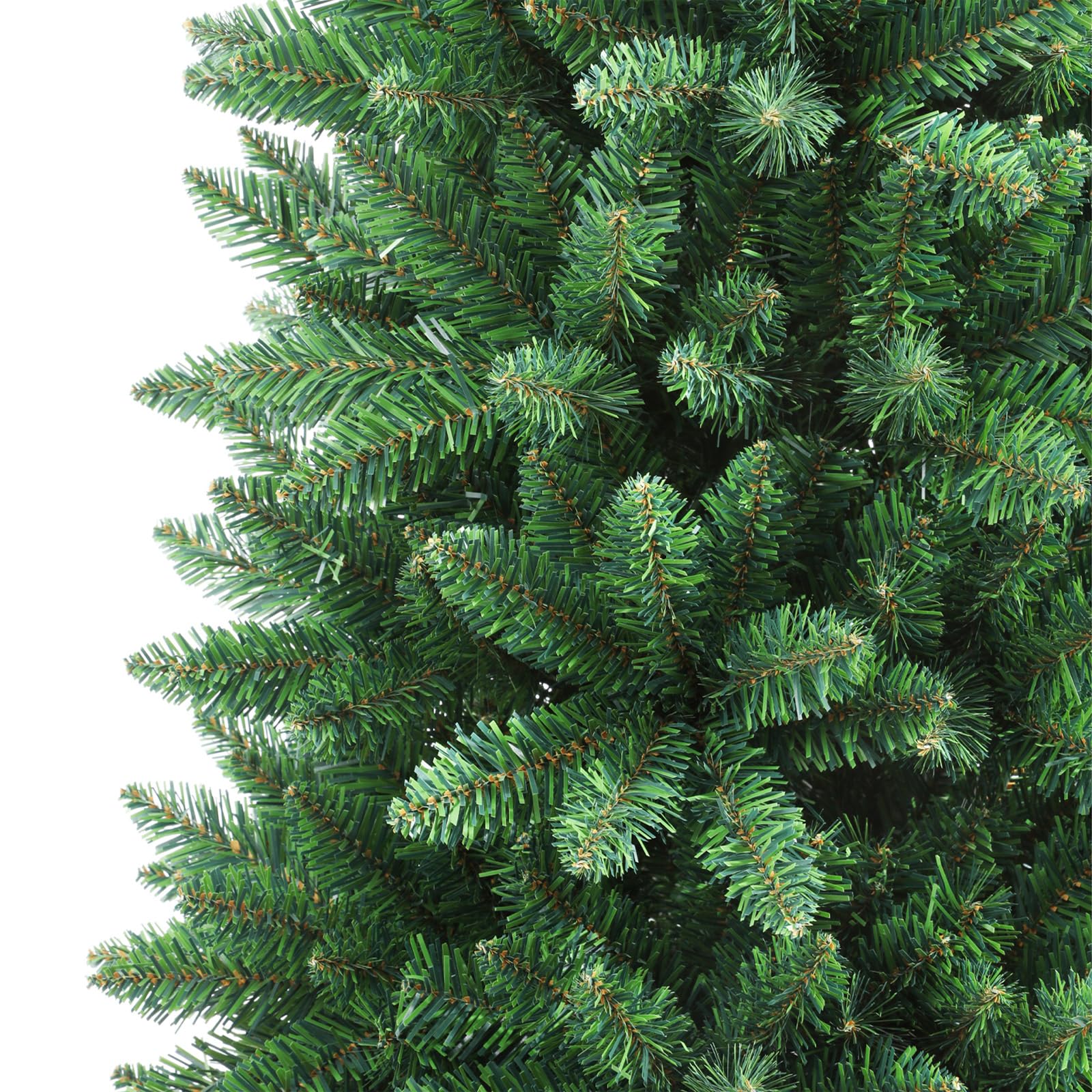 LEIVESTE- Albero di Natale Artificiale Slim Folto 180 Verde con 780 Rami Realistici,Albero di Natale Alto e Stretto con Base in Metallo,Verde