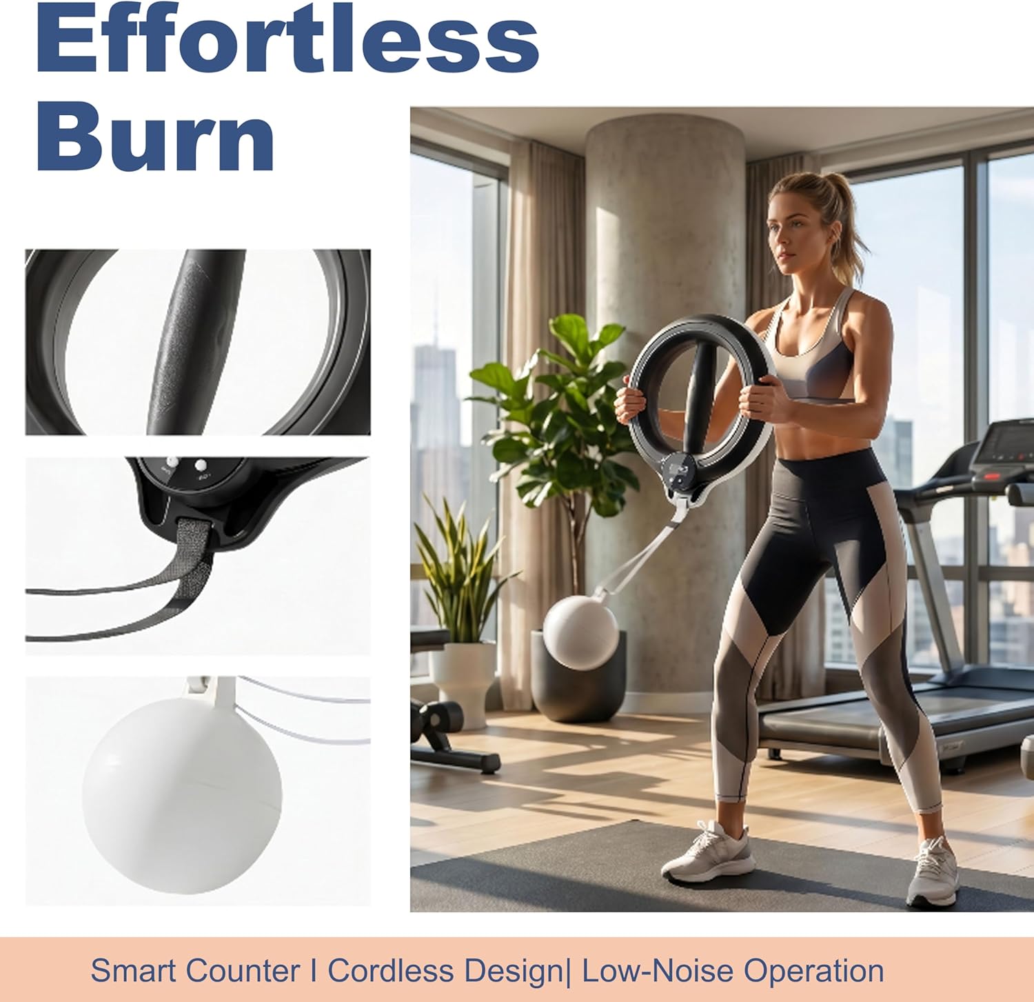 Arm Workout for Women and Men, 2026 Upgrade 360° Hand-Crank Forearm Trainer Smart Flabby Arm Exerciser with Digital Tracker, Chest Trainer for Chest and Upper Body Strength