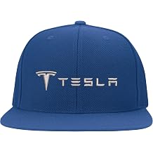 T Electric Car Motor Model 3 Model S Car Fitted Embroidered Hat Baseball Cap