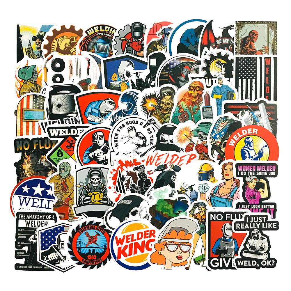 Buy Hard Hat Stickers 50 PCS Funny Sticker for Adults Dirty Helmet