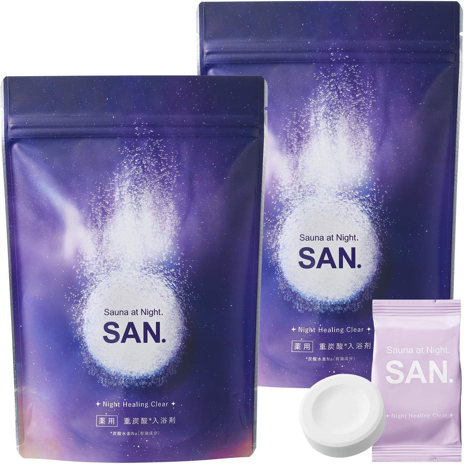Amazon | 【重炭酸で疲労回復】SAN. サン 薬用 炭酸 入浴剤 （ クリア
