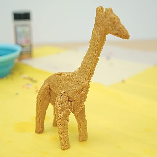 Miniatura 9 de Juego de cortador de galletas de animales Safari 3D – Elefante, hipopótamo, león, jirafa para niños, diversión para hornear – Perfecto para galletas