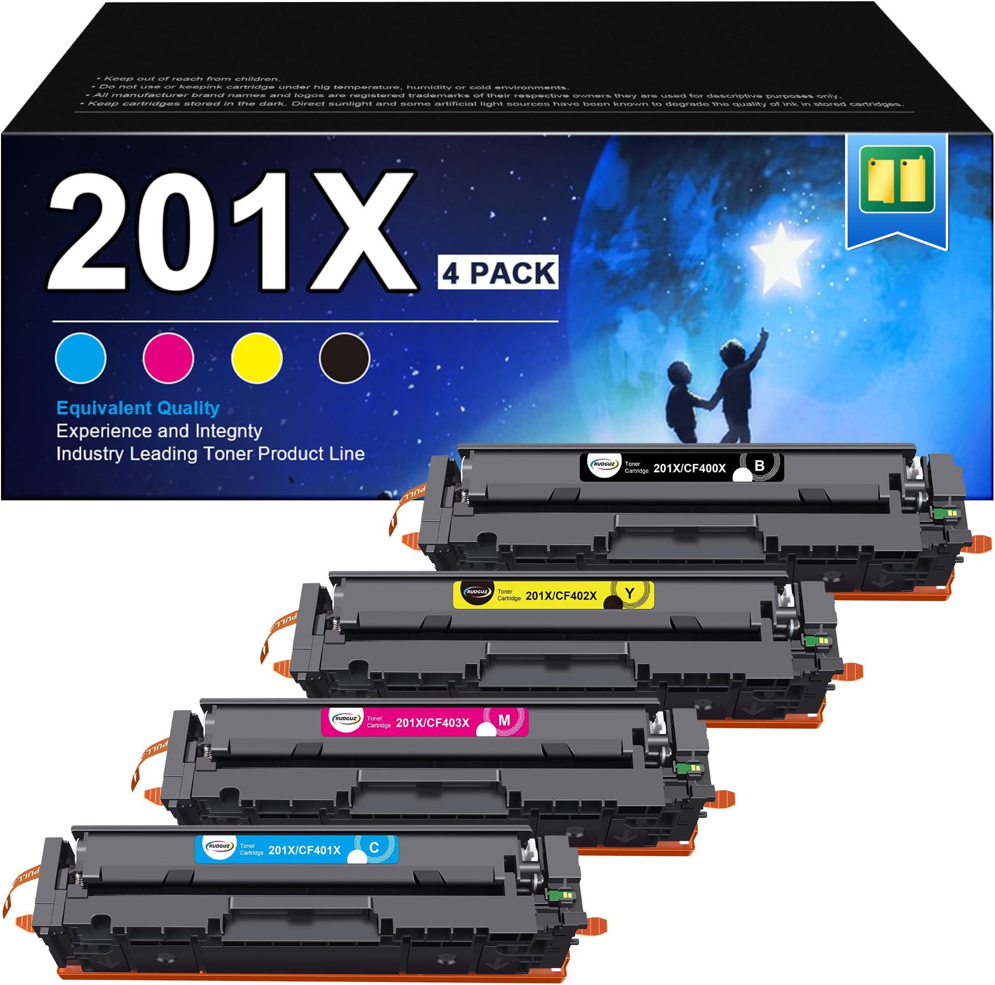 LOSMANN 201X Toner Cartridges Replacement For HP CF400X 201A CF400A For HP Color LaserJet Pro M252dn M252dw M252n M270 Series M274dn M274n MFP M270 Series MFP M277c6 MFP M277dw MFP M277n (1