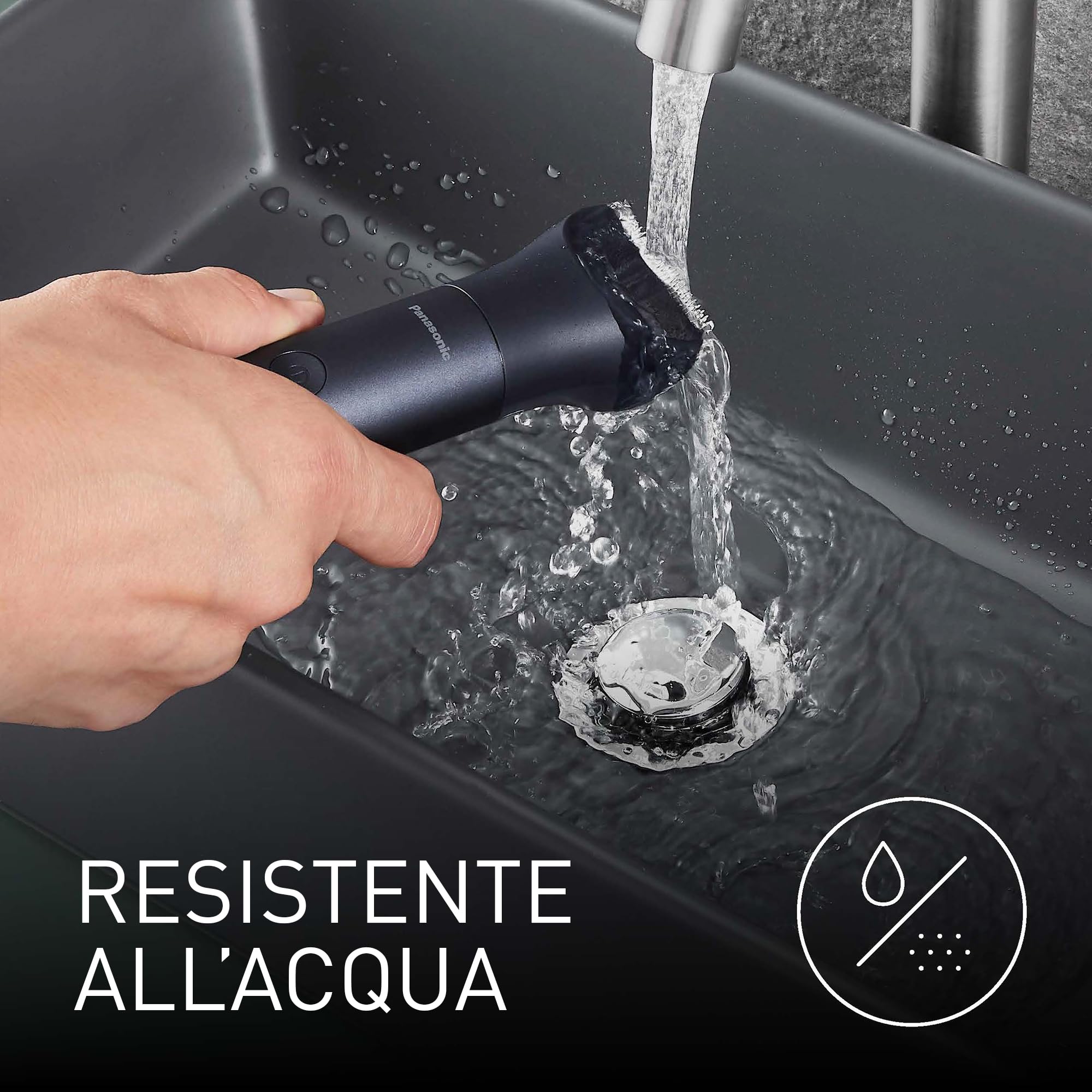 Panasonic ER-CKL3-A301 MULTISHAPE [Sistema Modulare per la Cura Personale] Kit Tagliacapelli, Unità Principale e Testina Tagliacapelli, 15 Impostazioni di Lunghezza, 4 Pettini, Batteria Li-ion, Nero