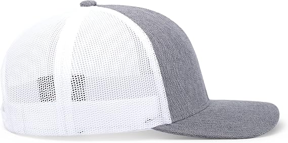 Pacific Headwear Melange Heather Low-Profile Trucker