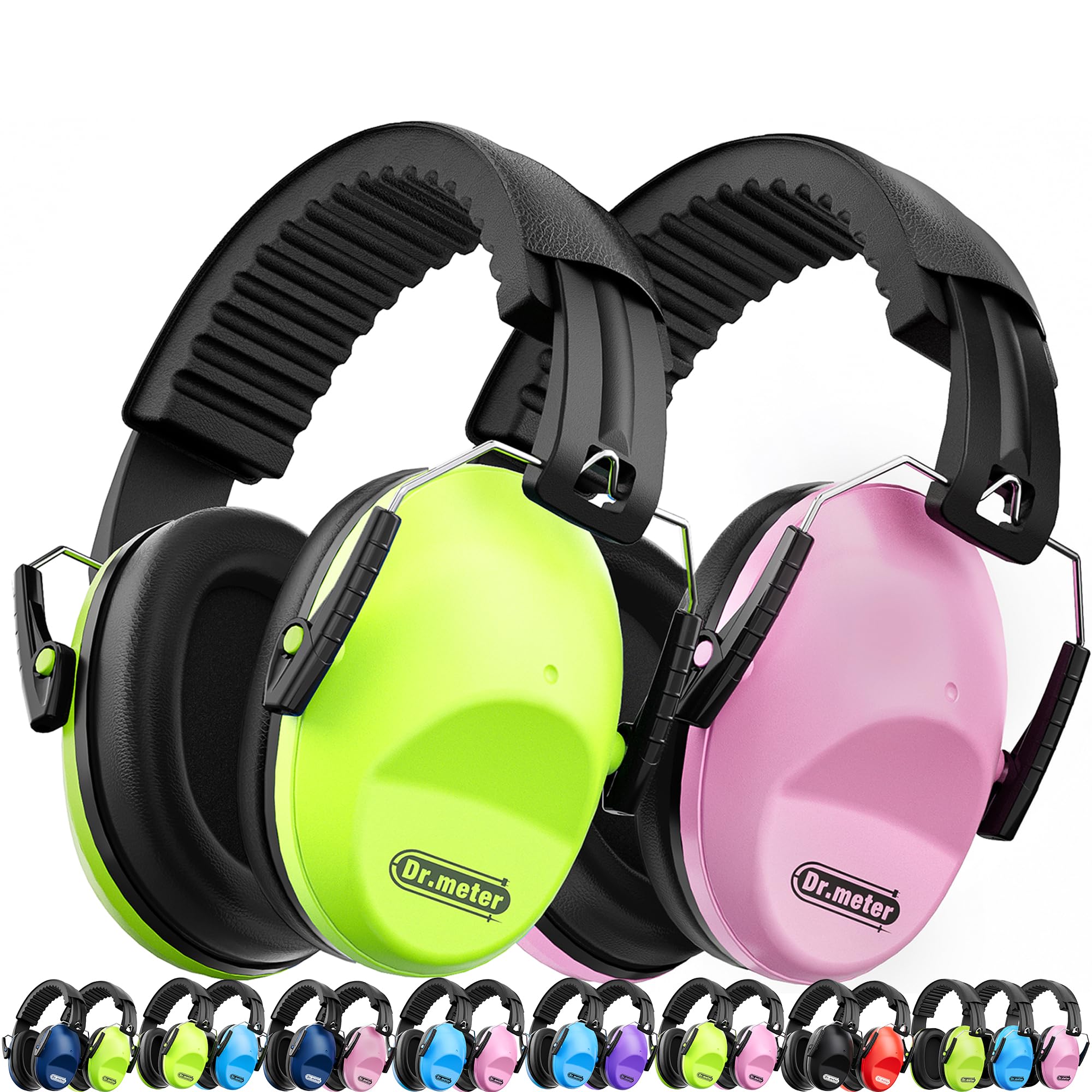 Dr.meter EM100 Kids Ear Protection Ear Muffs, Kids Noise Reduction Earmuffs