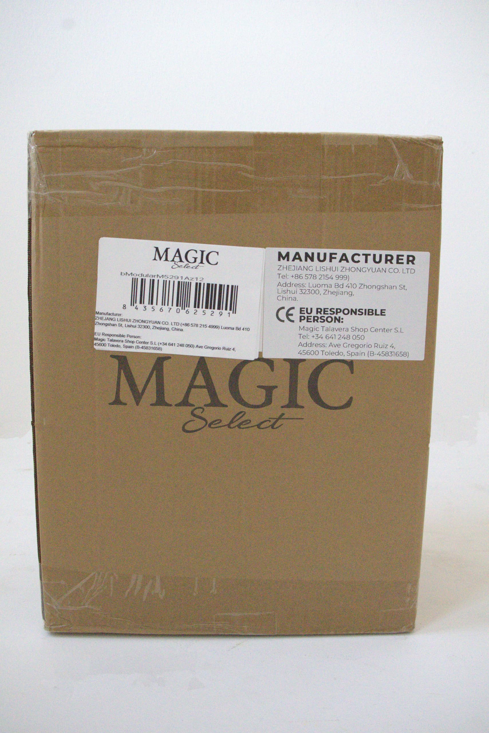 MAGIC SELECT Armadio Modulare per Bambini, Scaffalatura Modulare, Armadio per Bambini, Organizer Modulare, Scaffale per la Casa, 12 Moduli, 140x105 cm