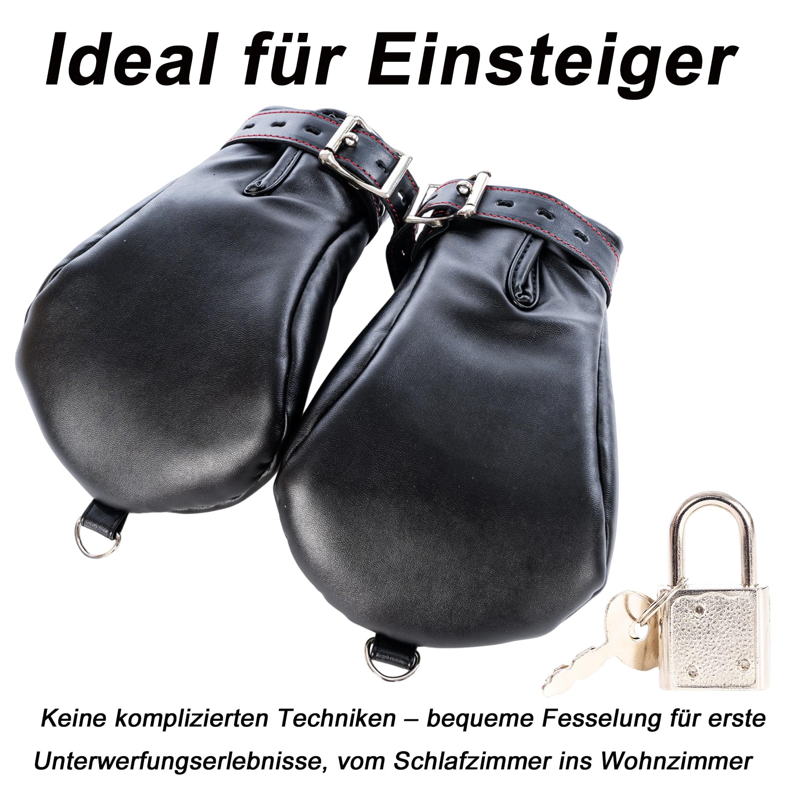 Handfesseln Puppy Play für Paare BDSM Handschellen für Bondage Plüsch Handschellen Zum Sex Handcuffs Adult Bedroom Erotik Armbinder für Petplay Zwangsjacke für Männer & Frau Fetisch Kleidung