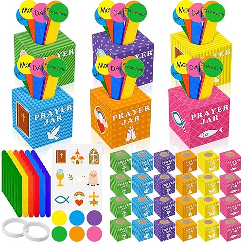Motipuns 36 Set 36 Set Easter Prayer Box Craft Kits
