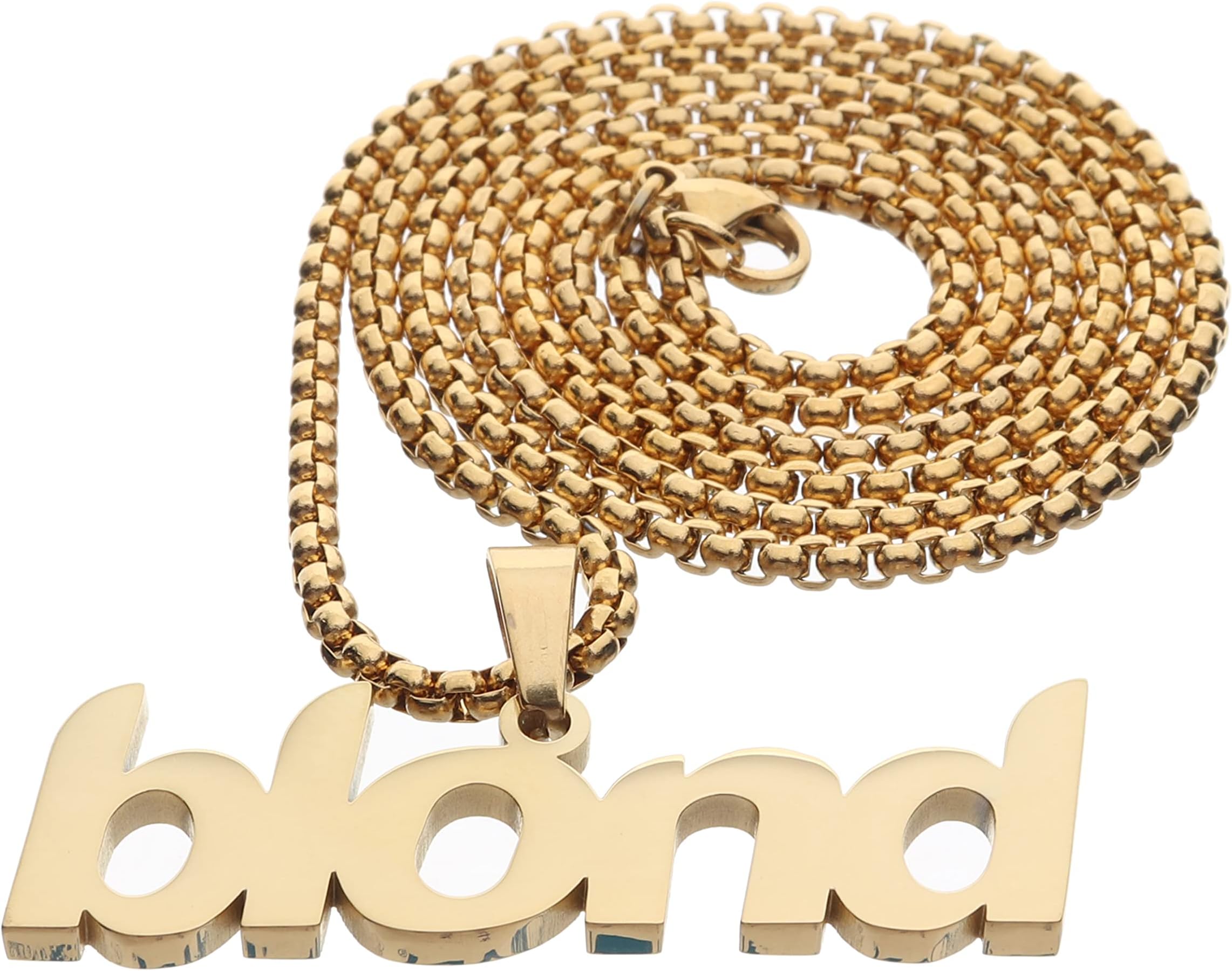 Bld Hip Hop Rapper Pendant Chain Necklace
