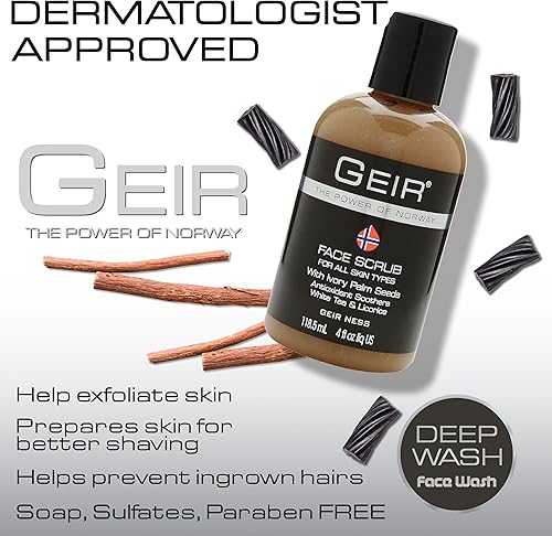 Miniatura 8 de Geir Ness Exfoliante facial - Exfolia la piel - Exfoliante facial nutritivo para poros obstruidos