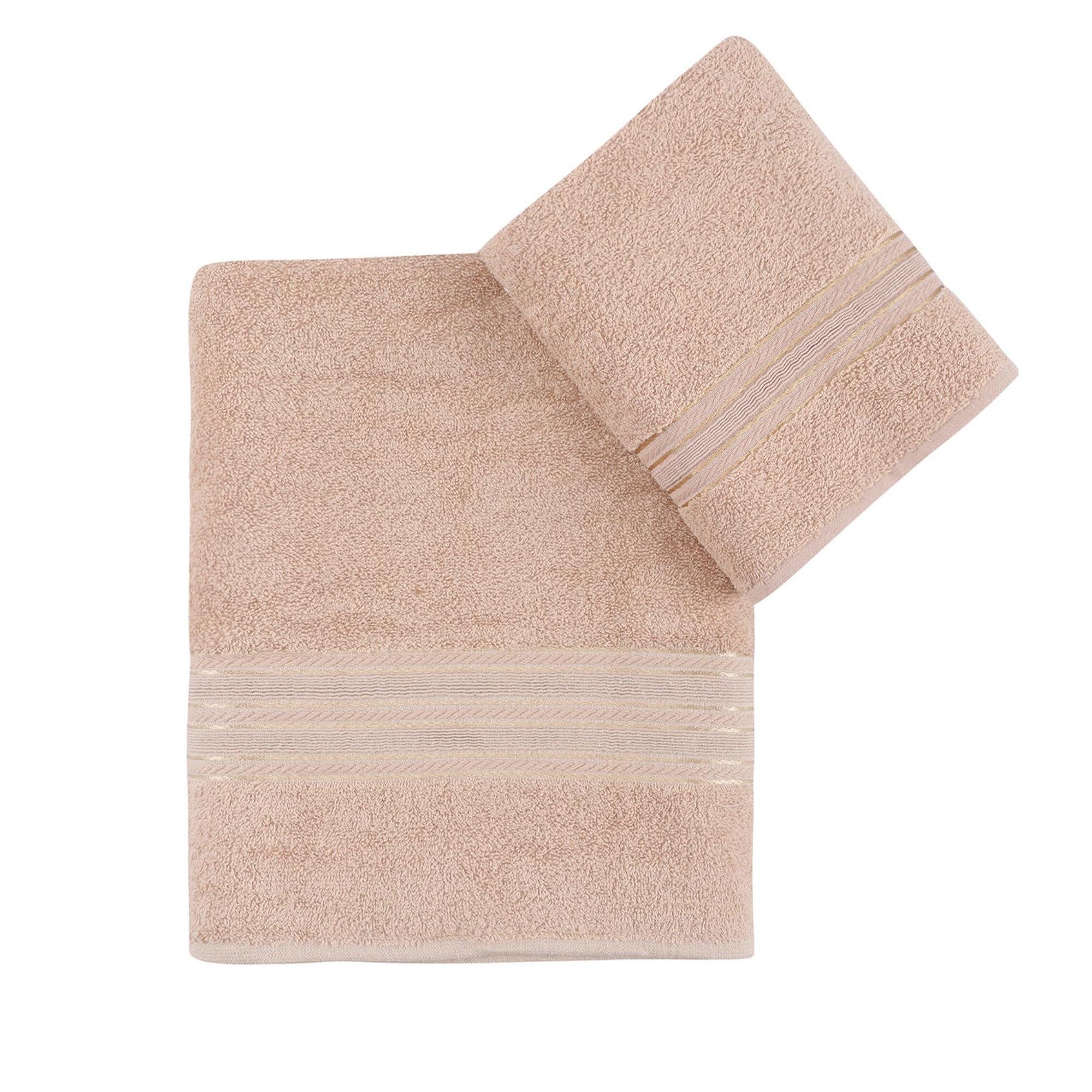 WELL HOME MOBILIARIO & DECORACIÓN 2 Piece Cappuccino Towel Set, 90x150 - Image 3
