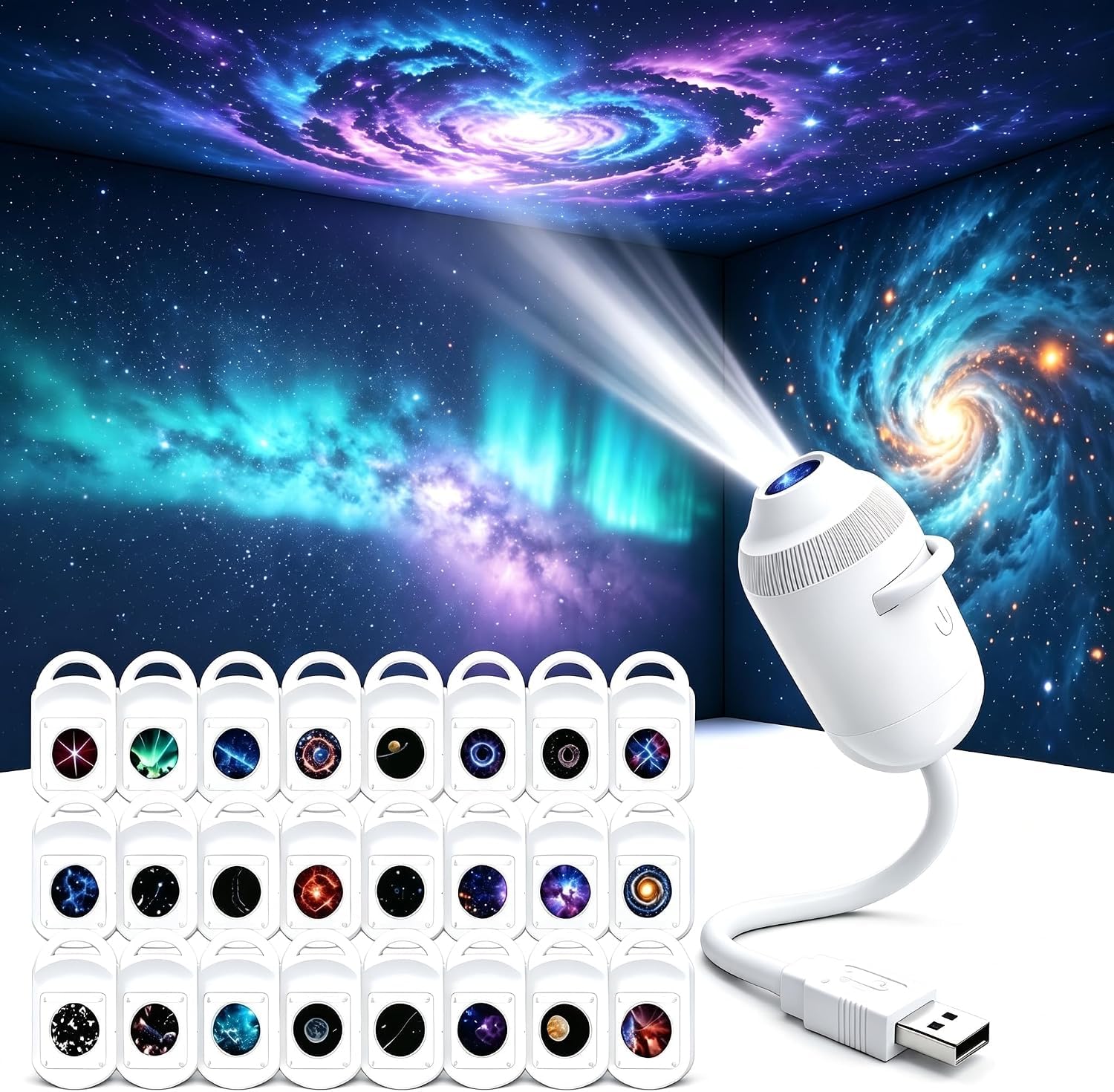 Photo 1 of Pyrova 5D Holographic Night Light Projector
