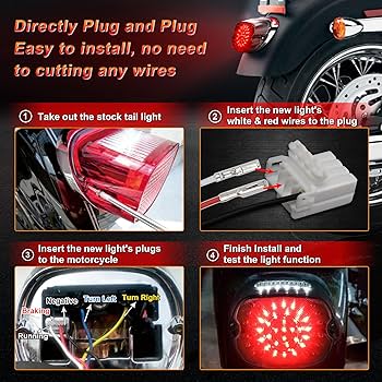 Amazon.com: MOVOTOR Motorcycle 7 inch Headlight with Hi/Low