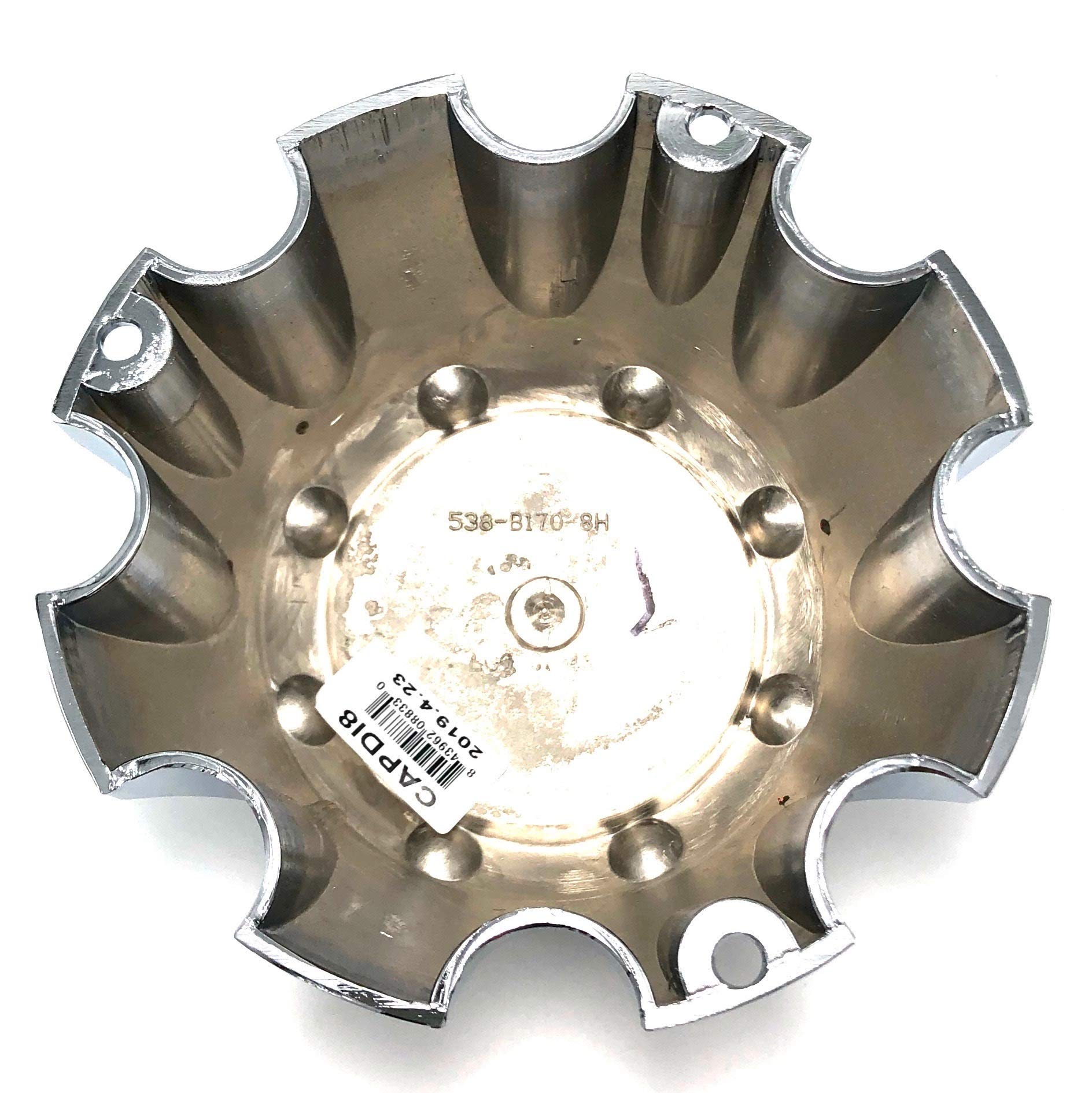 Amazon.com: Diamo 3 bolt Chrome Wheel RIm 8 Lug Center Cap D-8 538