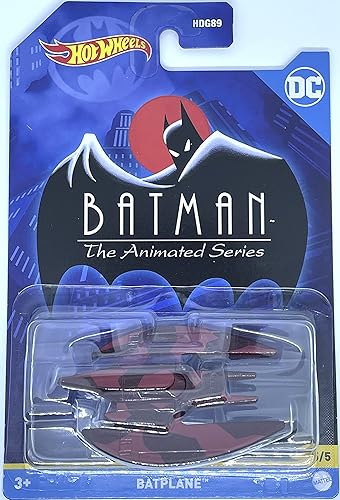 Hot Wheels 2022 - Batplane Granate 55 - Batman DC Series - La serie animada