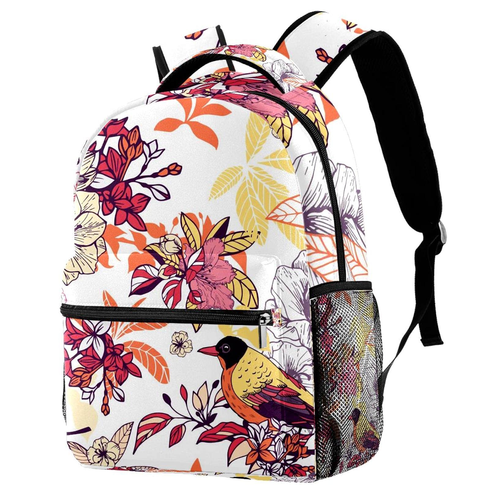 Sac à dos d'écolier multicolore mixte grand compartiment I Love You