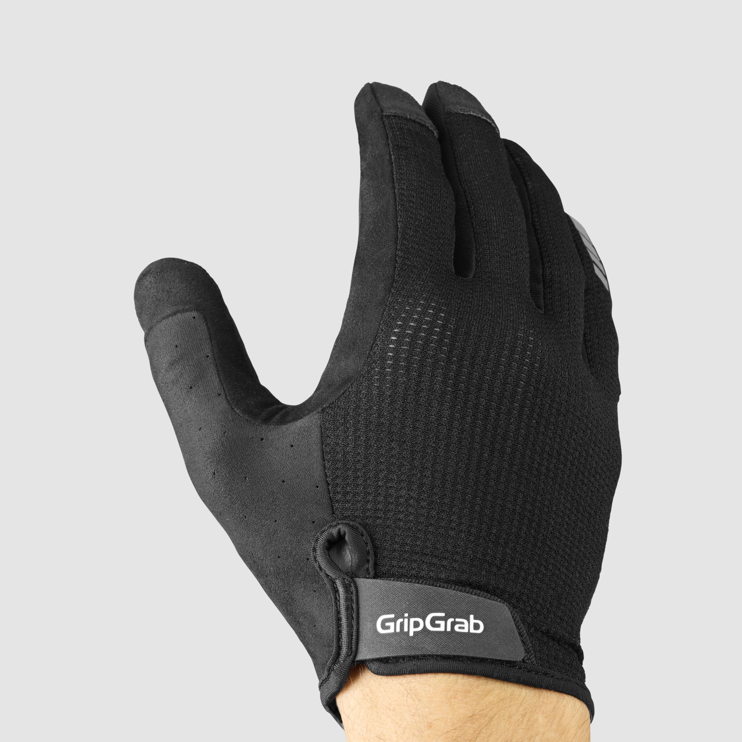 GripGrab Guantes de Ciclismo EXPLR Largos Verano Acolchado Transpirables Palma de Gamuza Premium Antideslizantes Bicicleta MTB Gravel