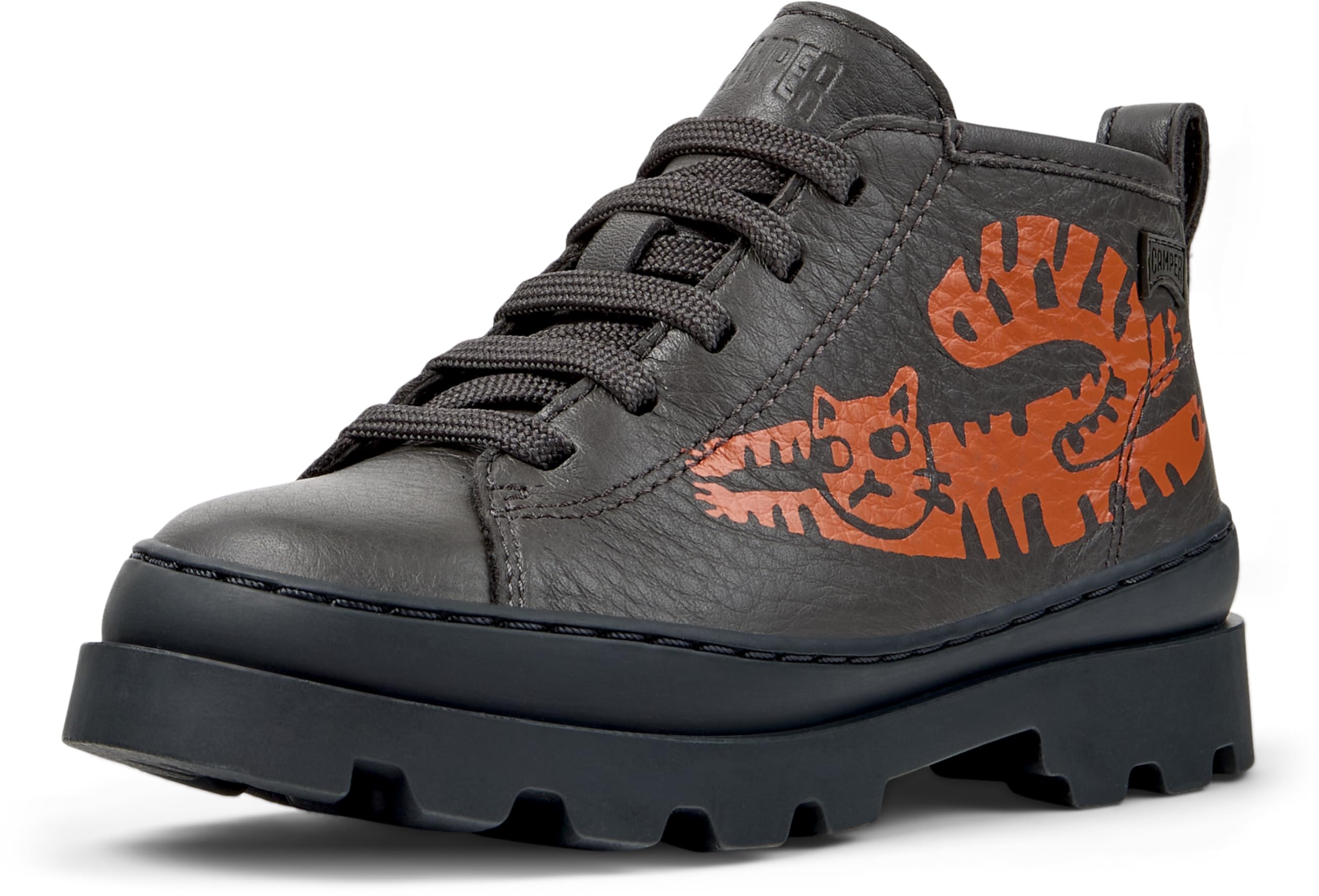 Camper Brutus K900370 Lace Up Bootie, Dark Grey 005, 31 EU, Dark Gray 005, 12.5 UK Child