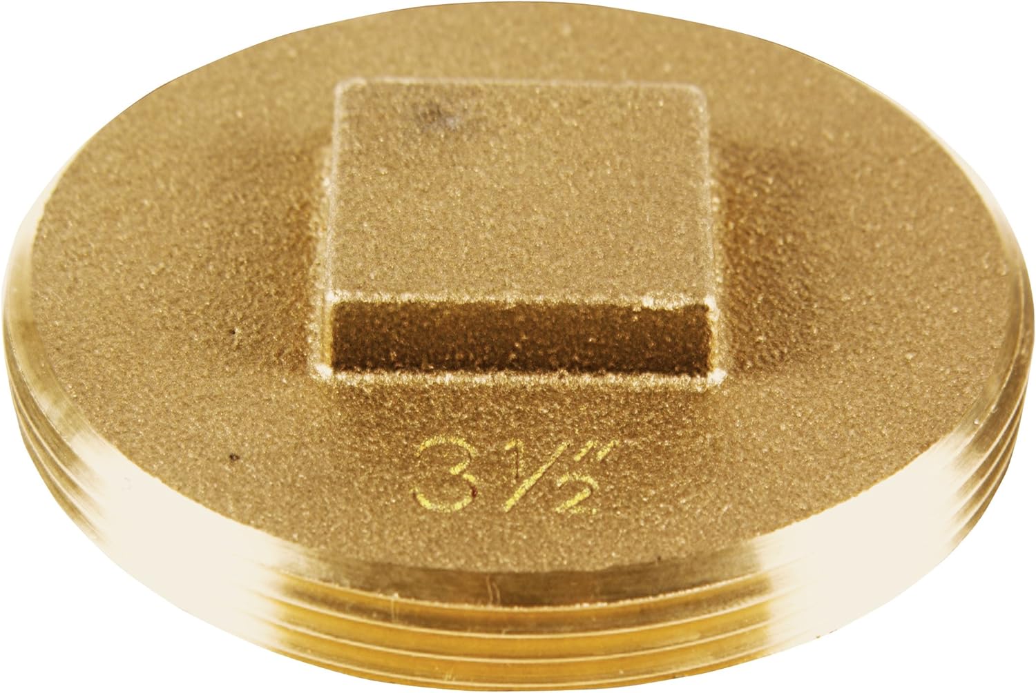 Oatey 42373 185 Brass Cleanout Plug, 3-1/2-Inch