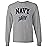 UGP Campus Apparel AL03 - US Naval Academy Midshipmen Arch Logo Long Sleeve - Small - Sport Grey