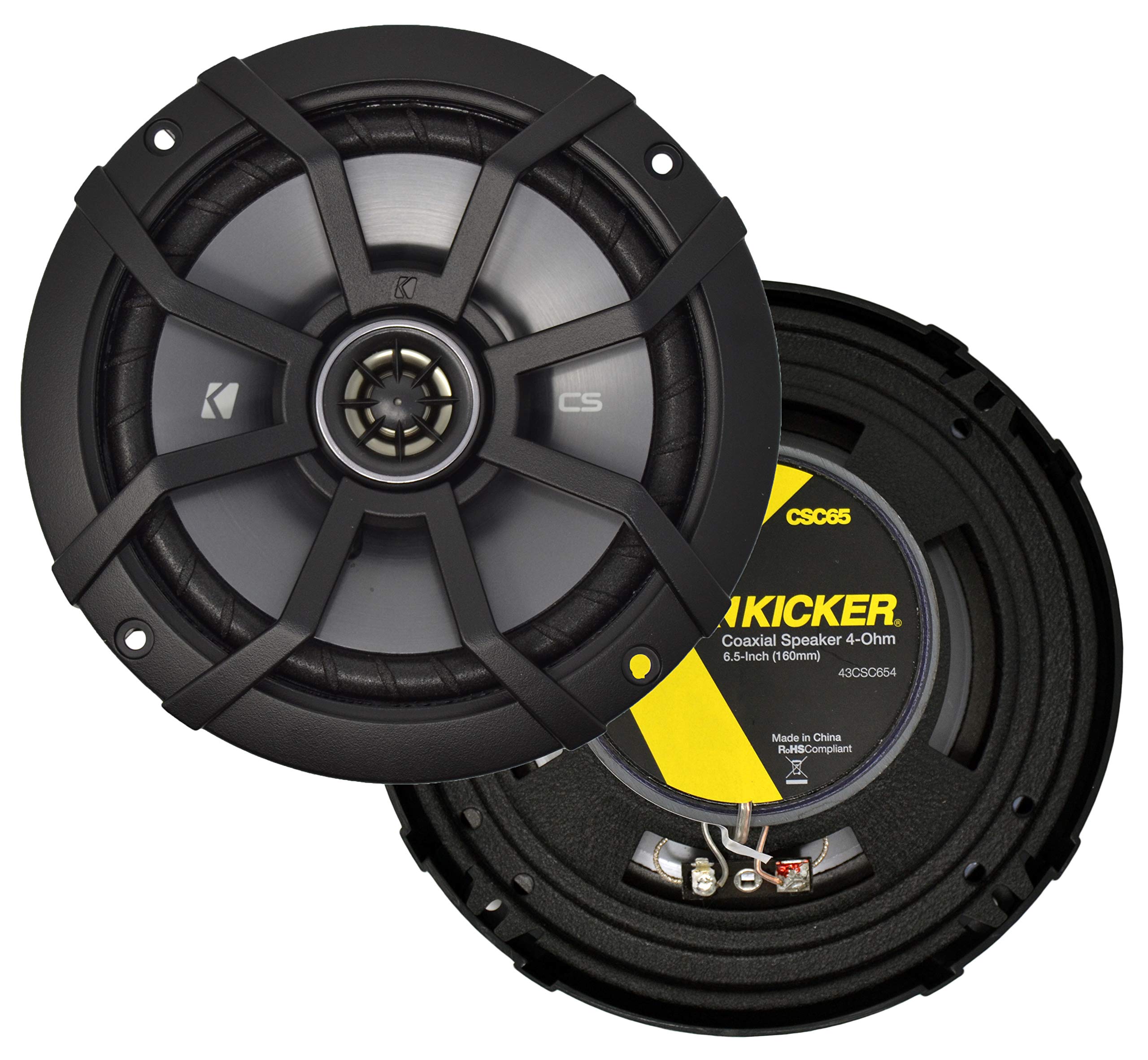 Amazon.co.jp: Kicker コアキシャルスピーカー 43CSC674 CSC67 6.75 