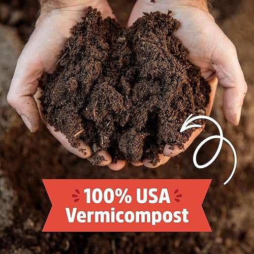 Miniatura 4 de Back to the Roots Fundición de gusano 100% orgánica y fabricada en Estados Unidos  Fertilizante vegetal natural y potenciador del suelo  Paquete de