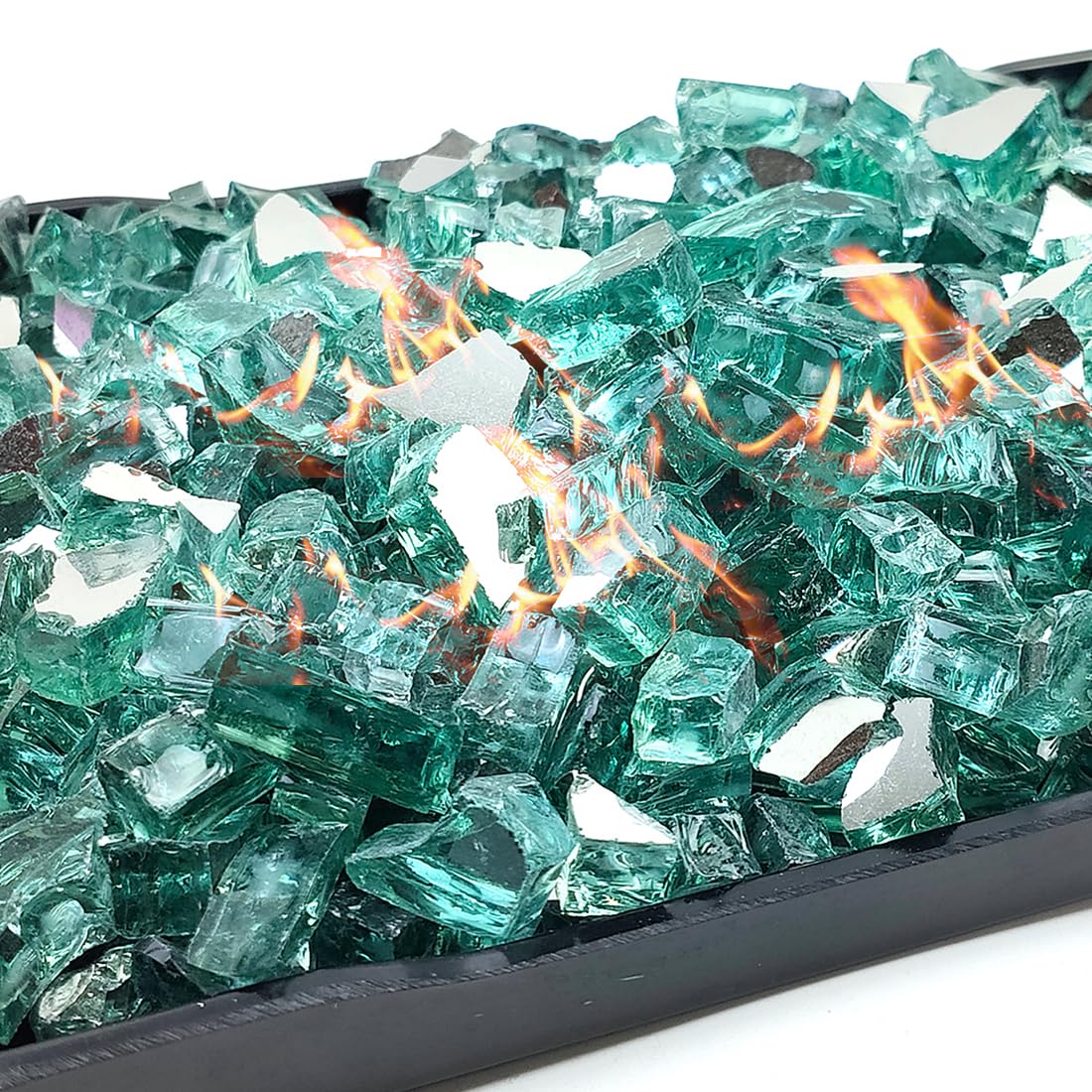 Snapklik.com : Fire Glass For Propane Fire Pit, 1/2 Inch High ...