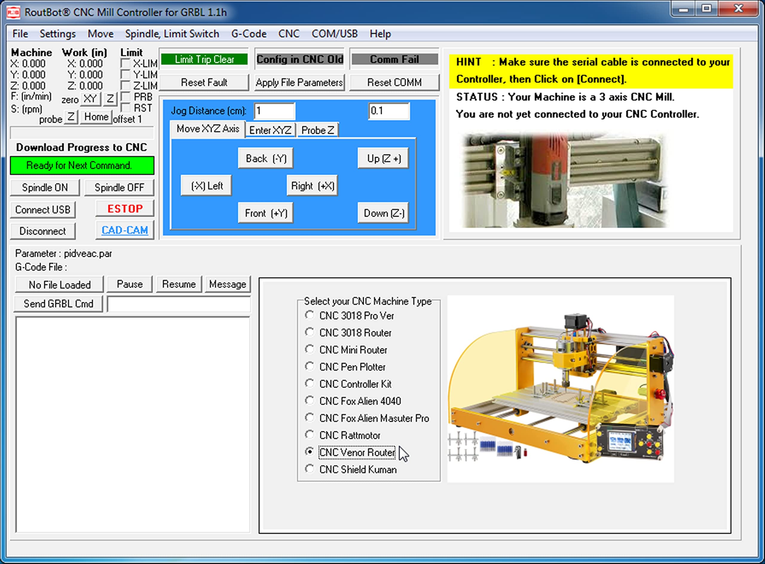 CAD CAM CNC 3018 3020 1610 Mill Software plus tutorial videos RoutCad Standard. Three easy steps all in one integrated program: 1-design, 2-define machine sequence, 3-drive cnc.