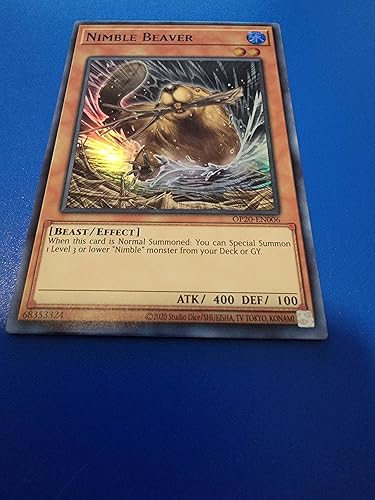 Nimble Beaver OP20-EN006 - Paquete de torneo OTS 20 - Super Raro