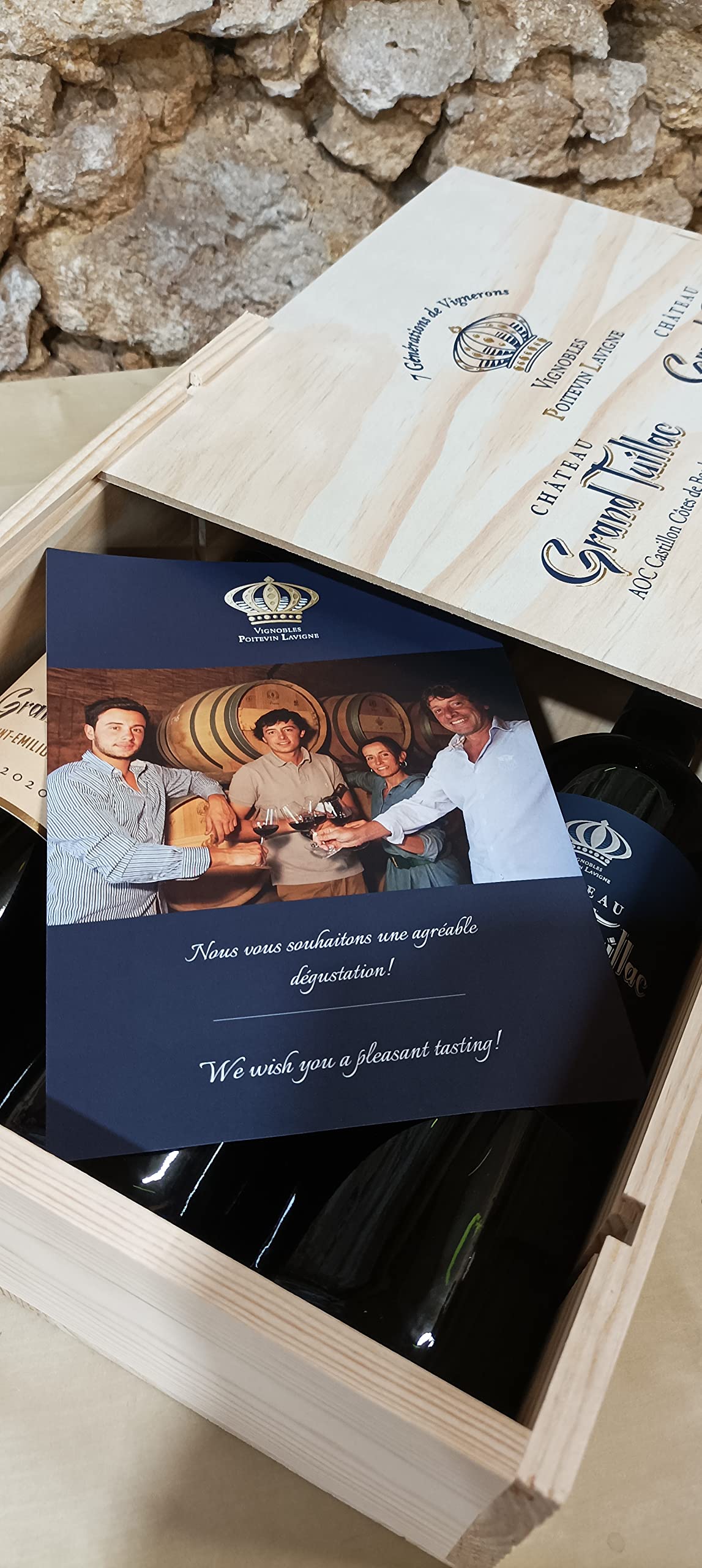 CHATEAU GRAND BERT & Château Grand Tuillac - Coffret Découverte 3 Bouteilles - Saint Emilion Grand Cru & Castillon Côtes de Bordeaux