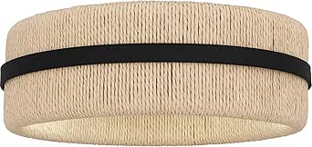 Quoizel Maeve 2-Light Matte Black Flush Mount