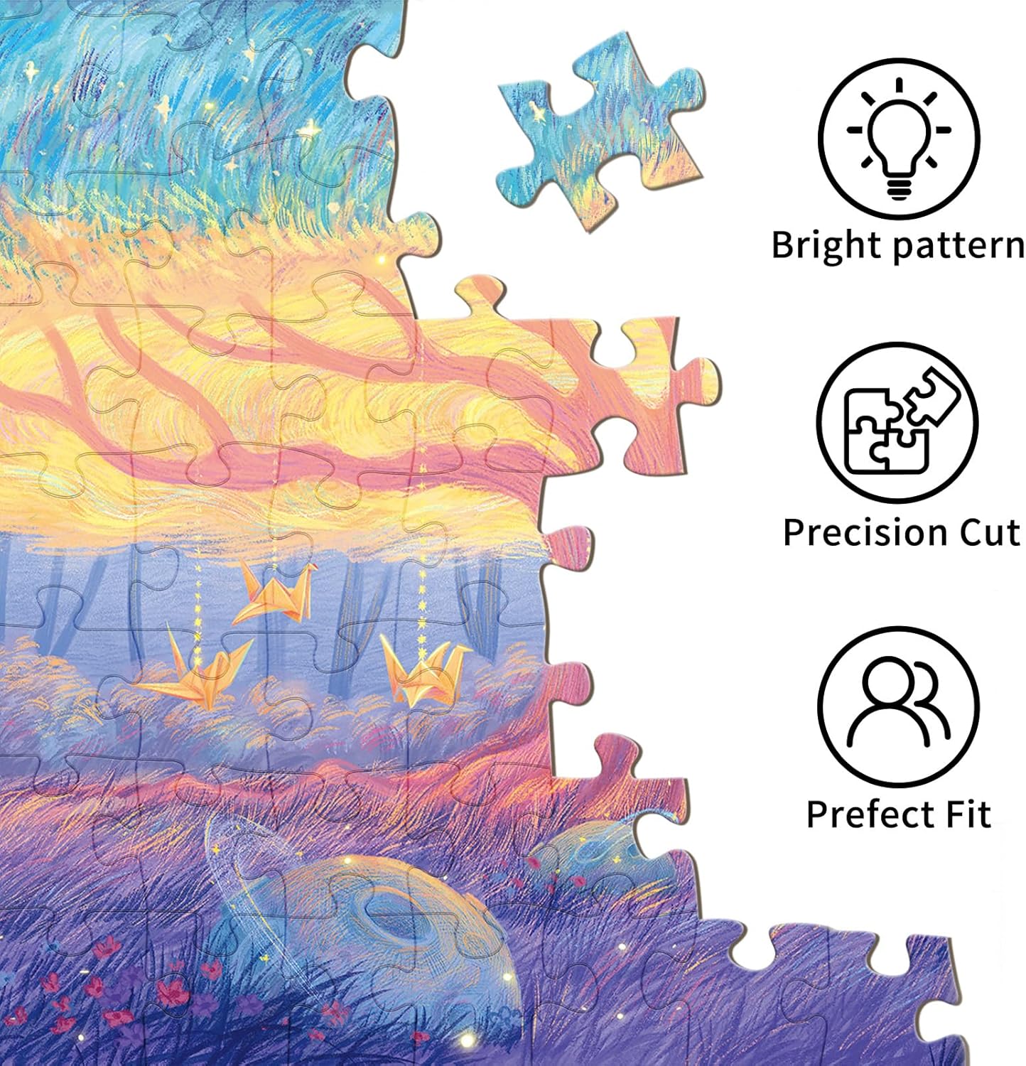 Puzzles for Adults 500 Pieces, Jigsaw Puzzle for Adults, Fun Challenging Family Puzzle, Premium Wishing Tree Puzzles, Interlock Perfectly No Dust, Gifts for Valentine's Day Easter Parents