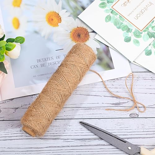 Miniatura 3 de Qilery El juego de 50 envolturas de invitaciones de boda incluye chaquetas de vellum preplegadas para invitaciones de 5 x 7 pulgadas, mini flores