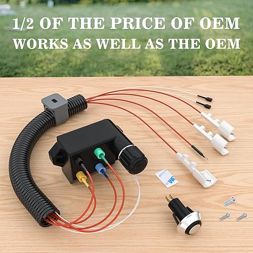 Miniatura 6 de GRISUN 66354 Kit de encendido de parrilla para parrillas de gas Weber Genesis II 310315 (2017 y más recientes) - E310 S310 SE310 E315 S315 CE310,