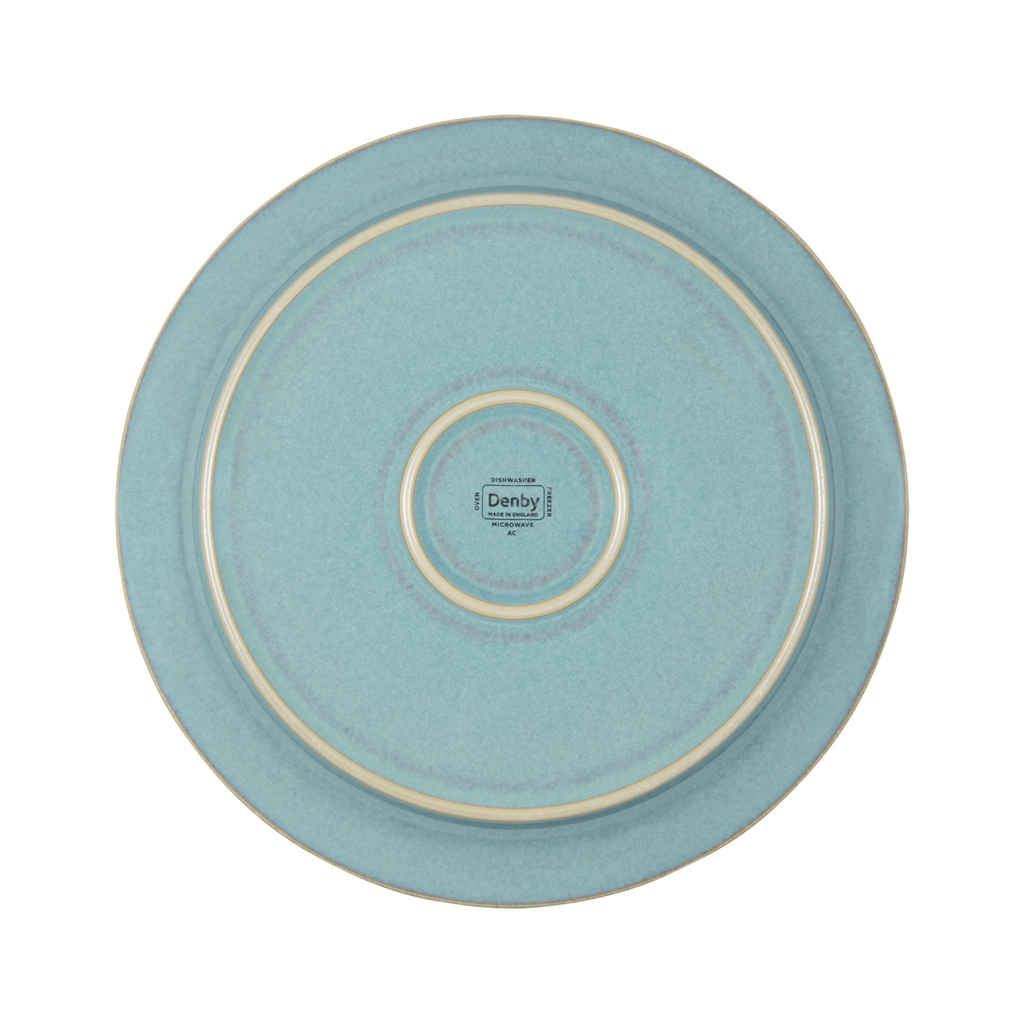 Amazon.com | Denby Azure Coast Dinner Plates, Set of 4: Denby