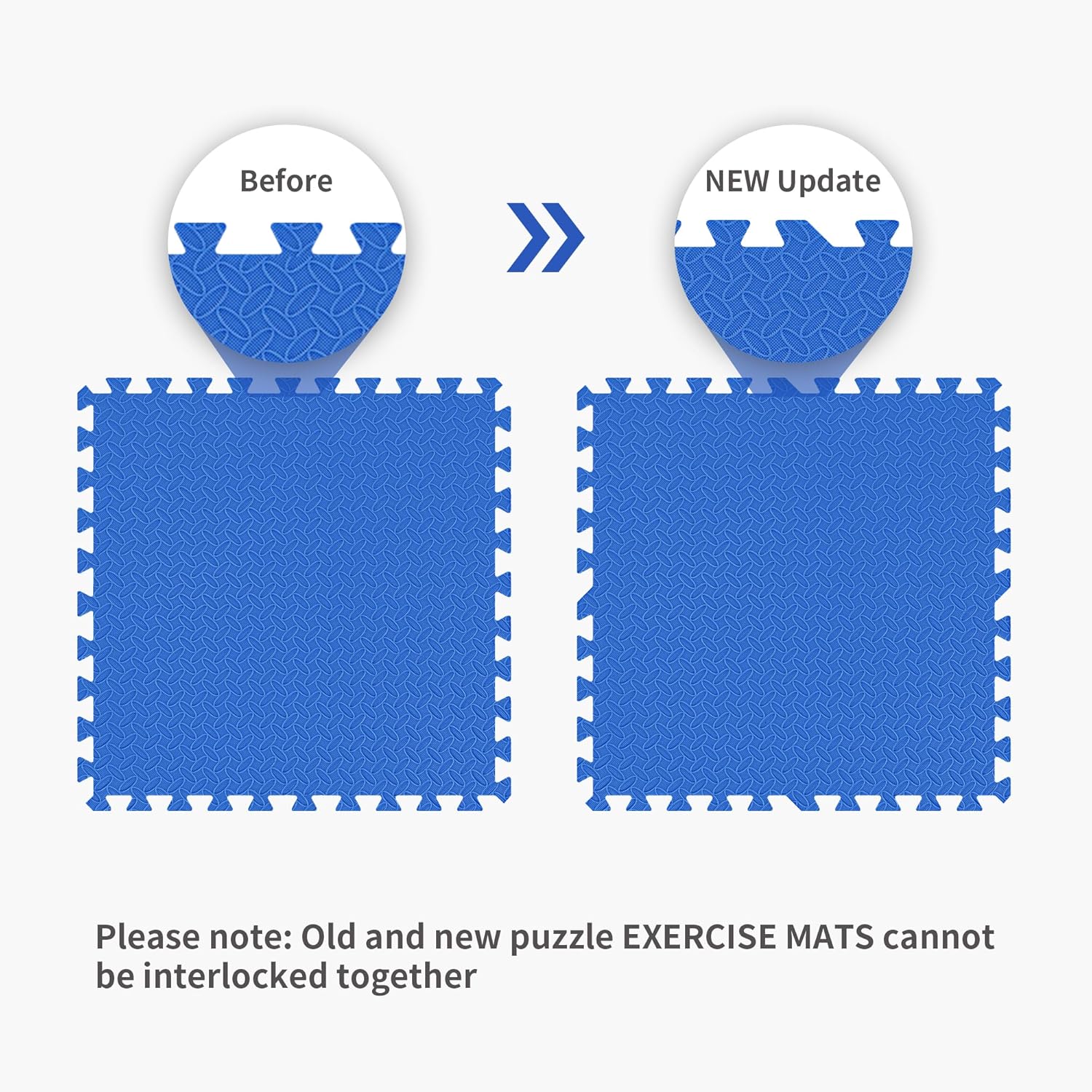 Signature Fitness Puzzle Exercise Mat with EVA Foam Interlocking Tiles for MMA, Exercise, Gymnastics and Home Gym Protective Flooring, Multiple Sizes