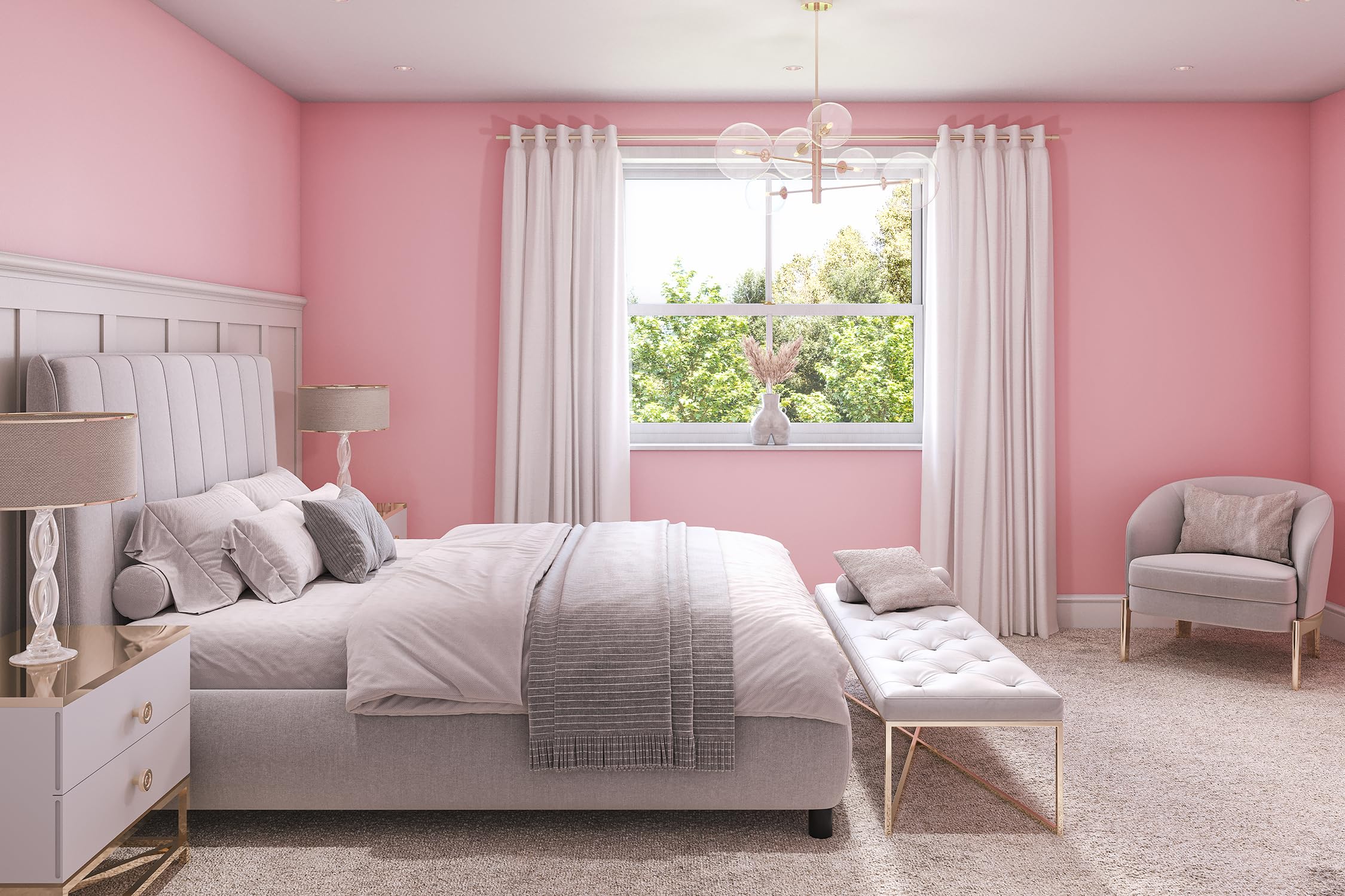 Pattern Rosa Interior Design Rosa Pintura Interior