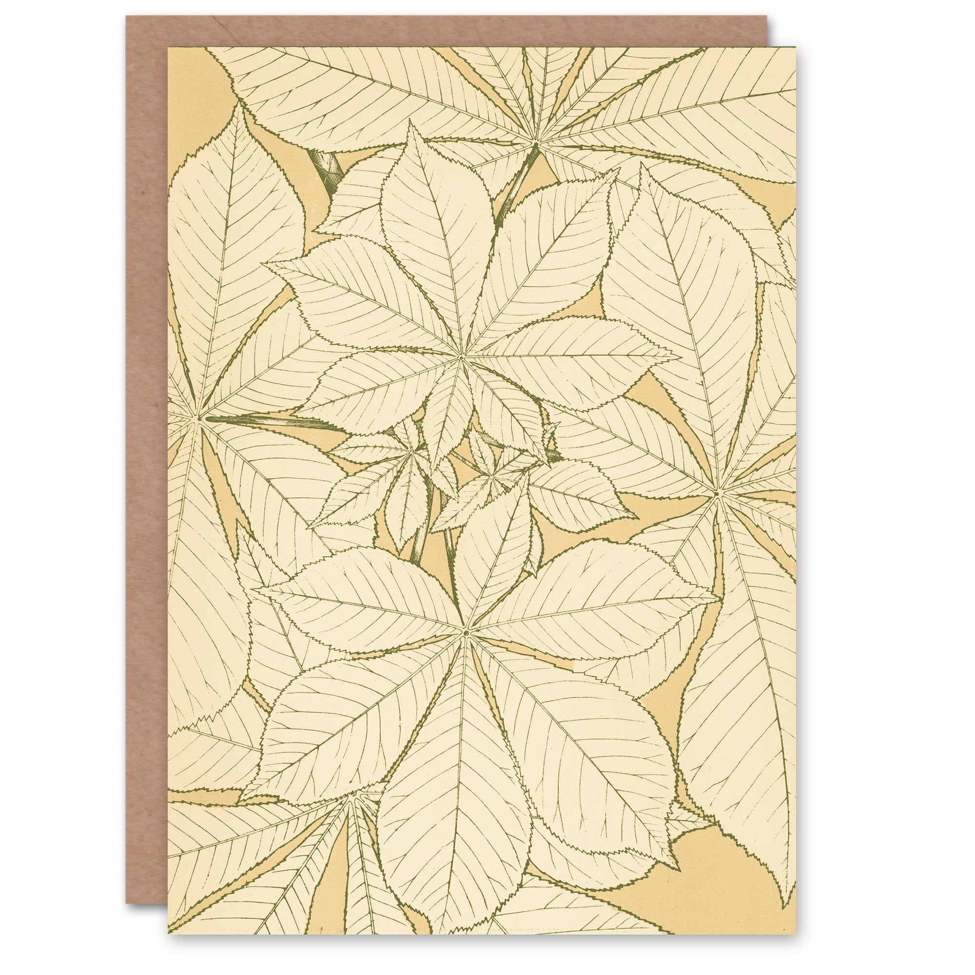 Artery8 Owen Jones Art Card Leaves From Nature No 1 Vintage Botanical